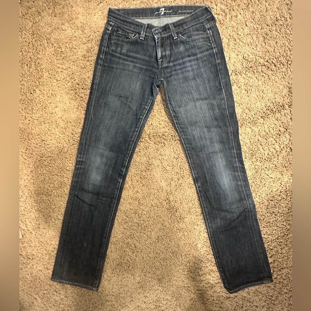 7 For All Mankind Roxanne Straight Leg Jeans in size 26